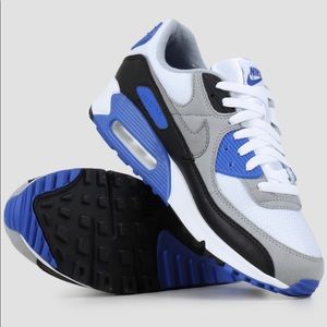 New Nike Airmax 90 Royal Blue Grey Mens Size 8